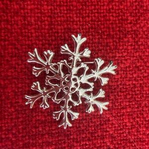 Snowflake Brooch Christmas Holidays